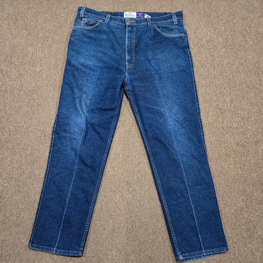 Levis 540 Jeans Mens 40x30 Blue Relaxed Fit Faded‎ Vintage Workwear USA